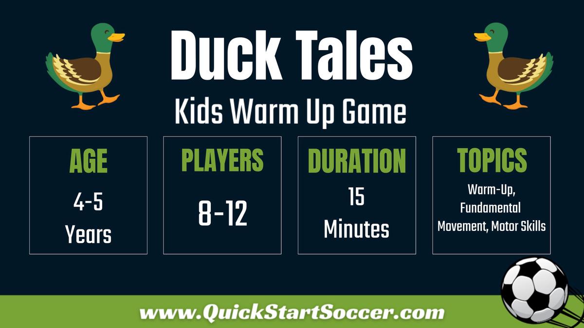 'Video thumbnail for Duck Tales-Soccer Warm Up Game For Kids'