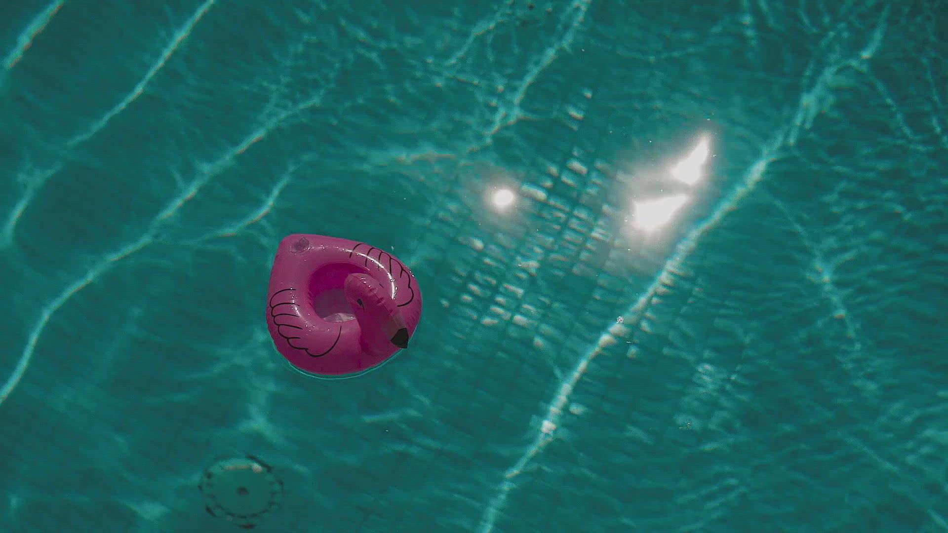 'Video thumbnail for Inflatable Floater in Pool'